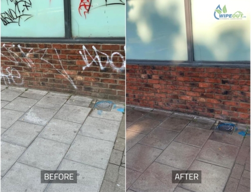 Graffiti Removal from Glass